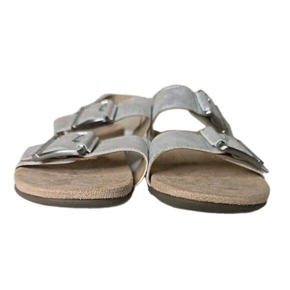 Vionic Reese NWOB Women\'s Slingback Sandal Silver Size 8.5 Medium NEW
